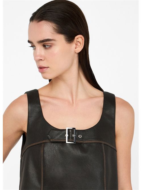 Vestito corto in tessuto spalmato LIU JO | MF5314E1051/X0558